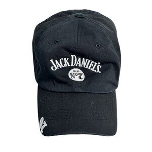 Jack Daniels Old No 7 Branded Whiskey Adjustable Black Cap Hat Embroidered Bill
